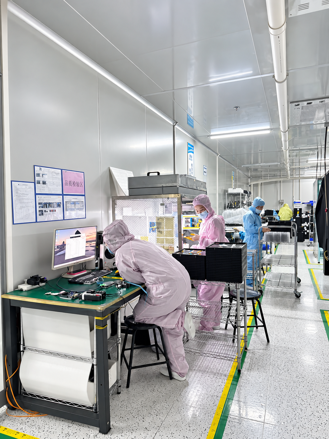 Touch screen quality inspection